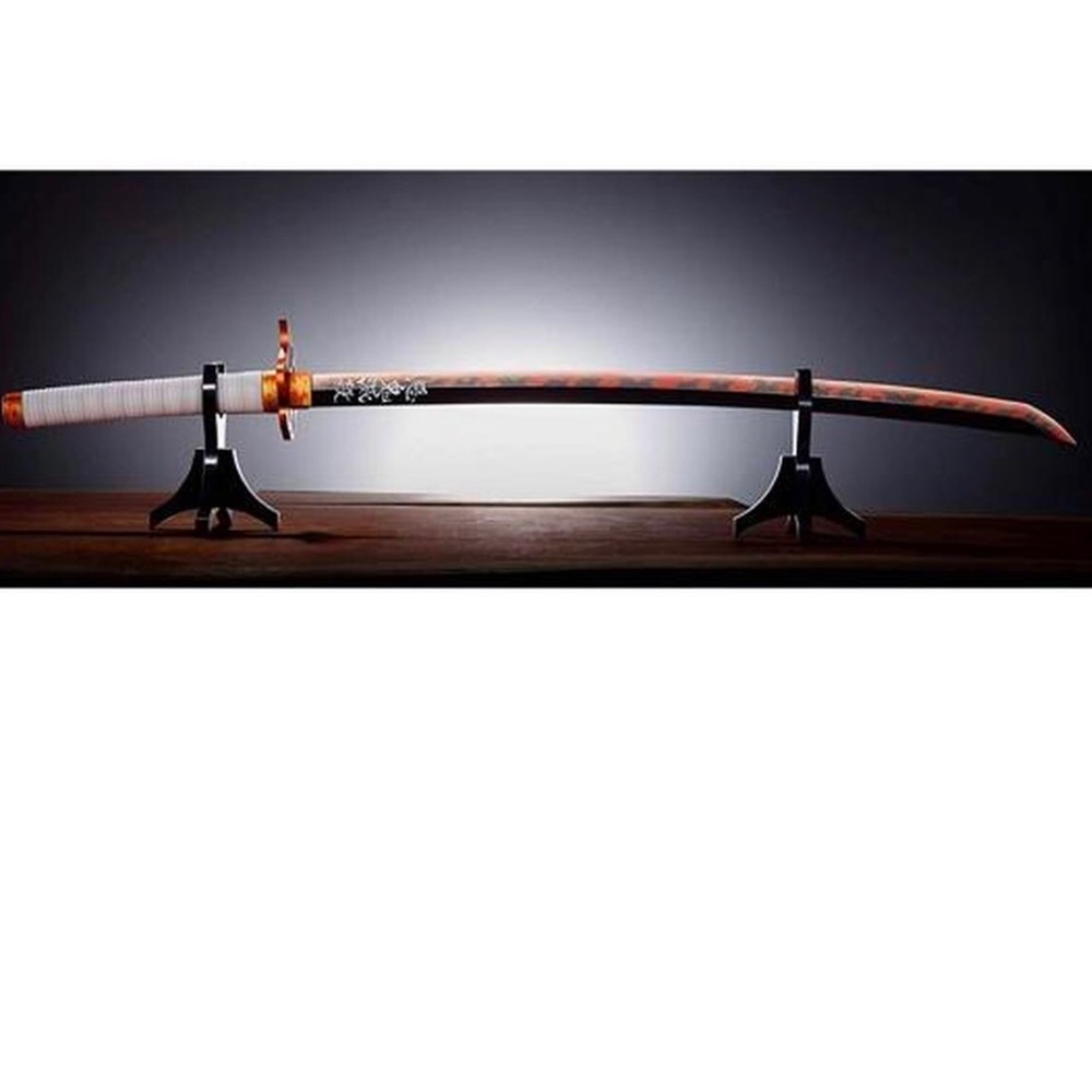 Flame Hashira Rengoku Demon Slayer Replica Tamashii Nations Sword.